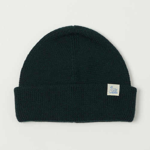 Merz b. Schwanen Classic Wool Beanie - Dark Teal