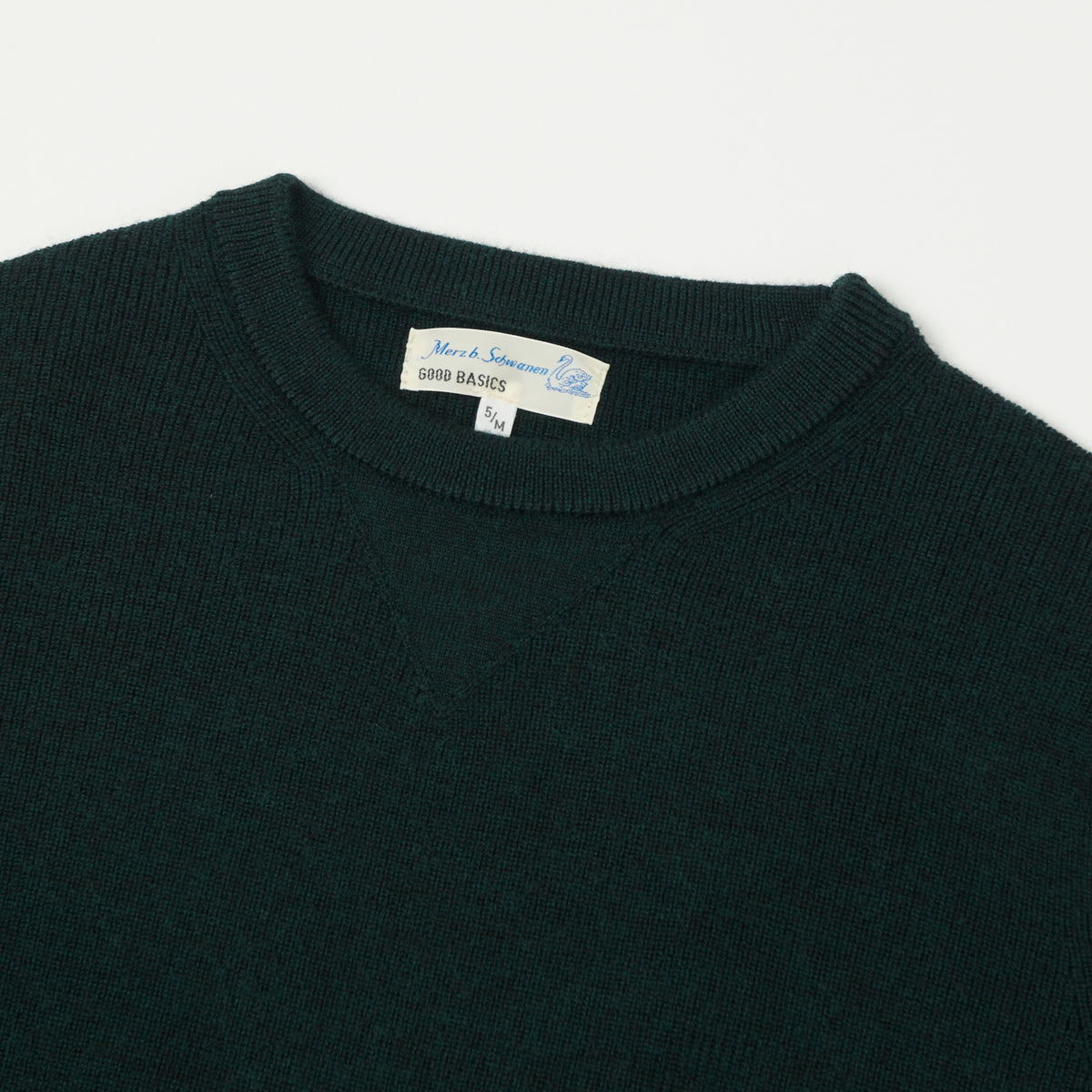 Merz b. Schwanen Extra Fine Merino Wool Pullover - Dark Teal
