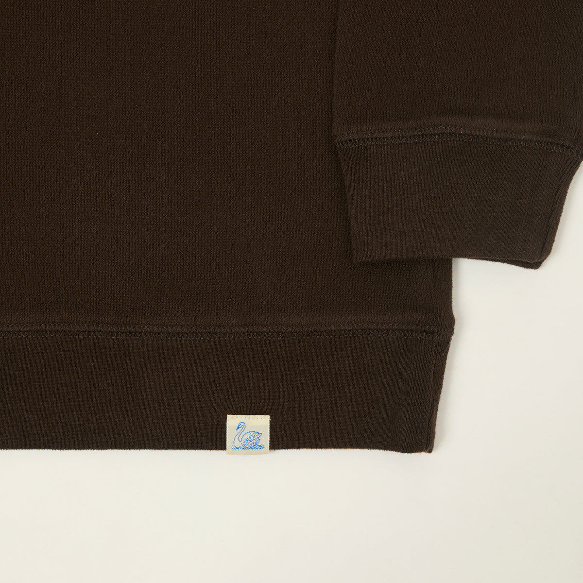 Merz b. Schwanen Organic Cotton Sweatshirt - Espresso