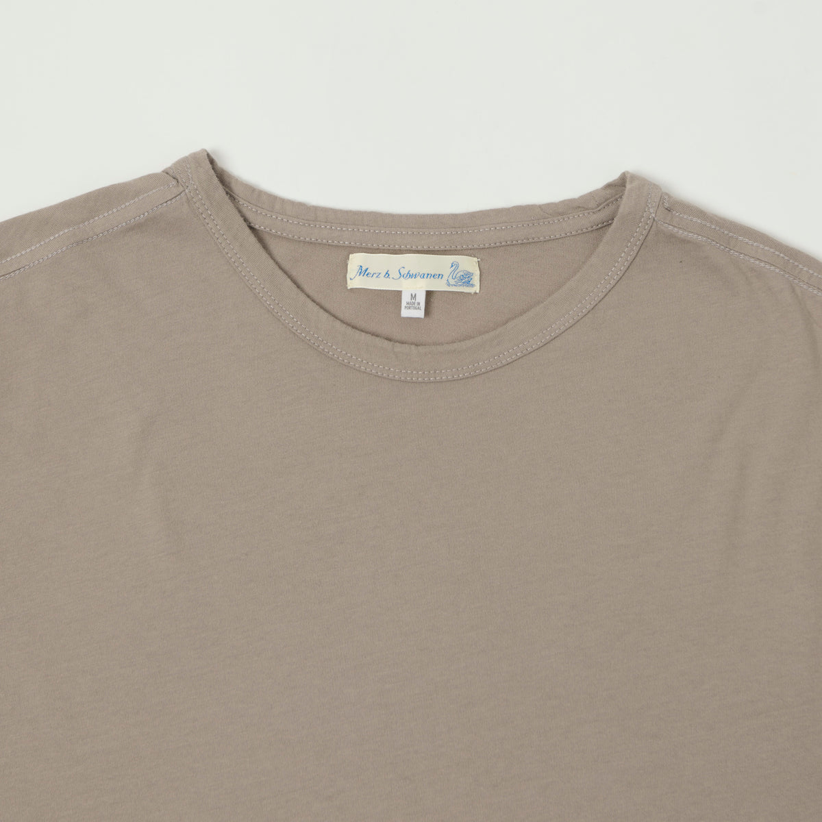 Merz b. Schwanen Pima Cotton T-Shirt - Faded Grain