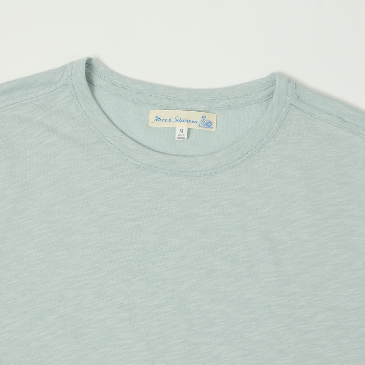 Merz b. Schwanen SCT04 Pima Slub Cotton T-Shirt - Ice