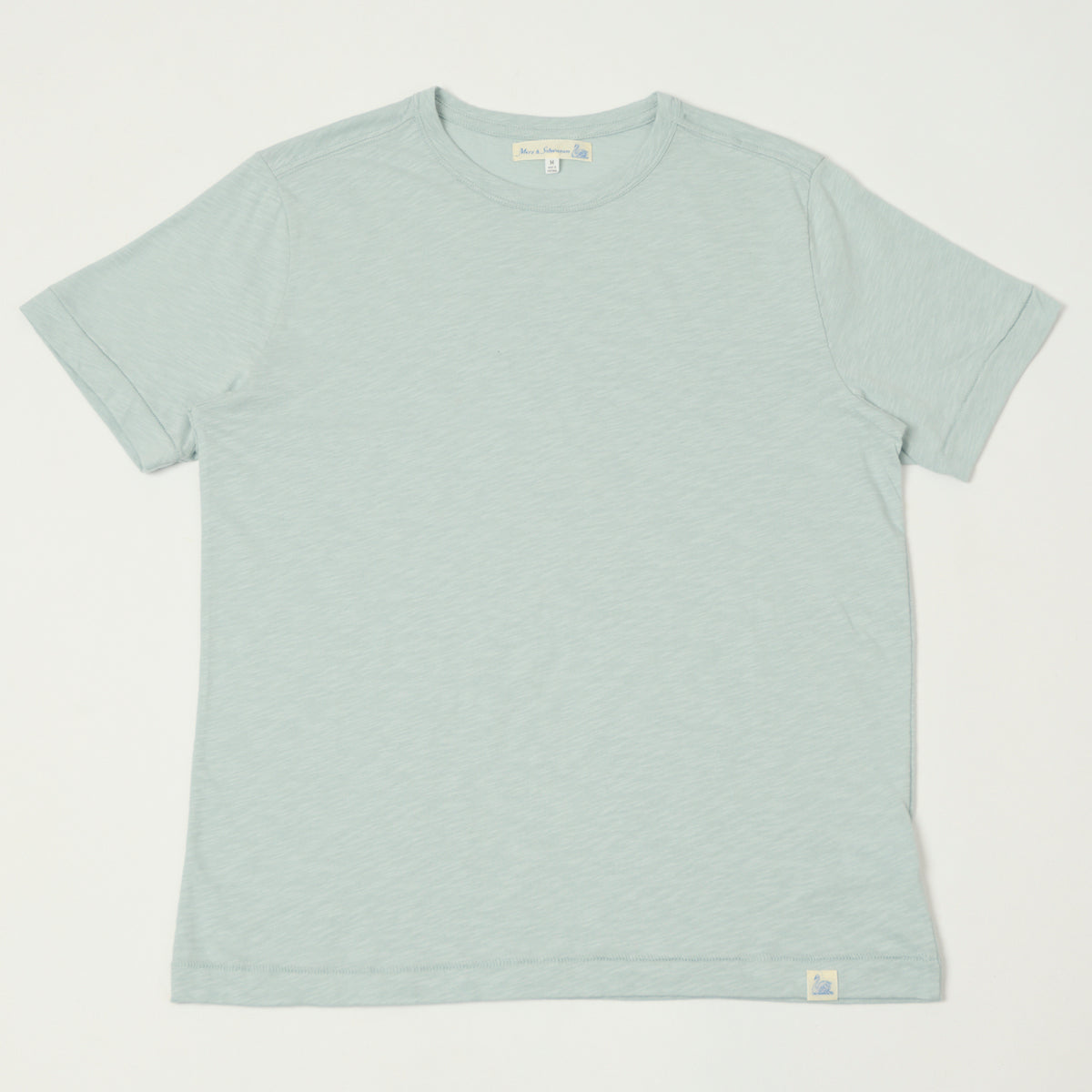 Merz b. Schwanen SCT04 Pima Slub Cotton T-Shirt - Ice