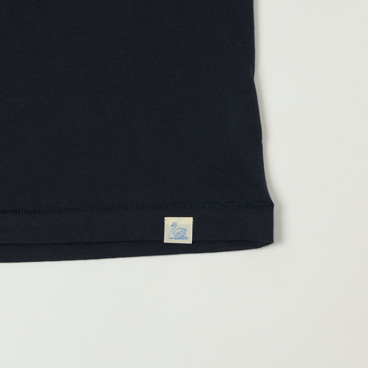 Merz b. Schwanen Pima Cotton T-Shirt - Dark Navy
