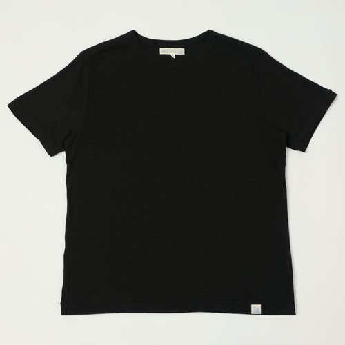 Merz b. Schwanen Pima Cotton T-Shirt - Deep Black