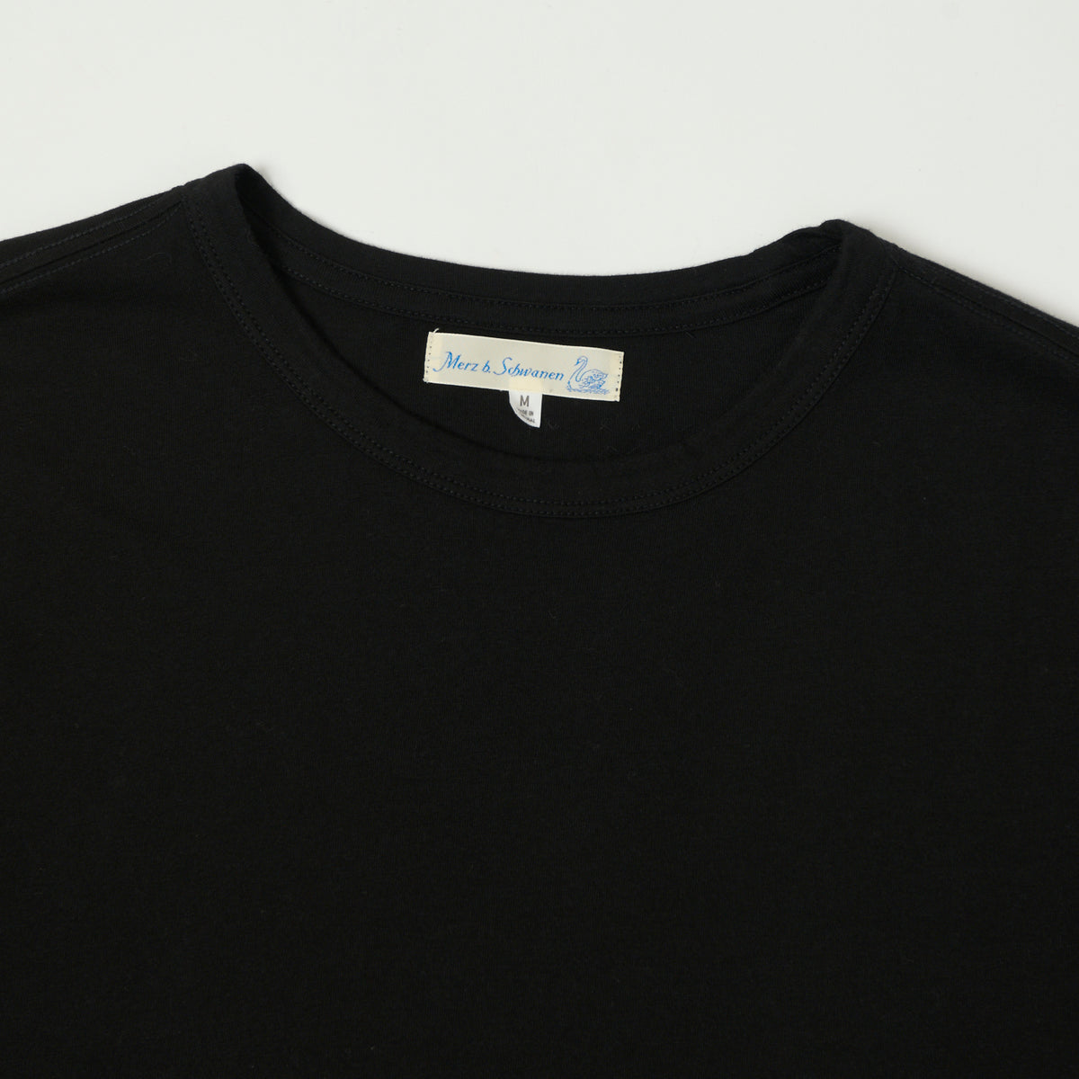 Merz b. Schwanen Pima Cotton T-Shirt - Deep Black