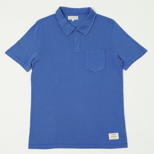 Merz b. Schwanen Classic Polo Shirt - Vintage Blue