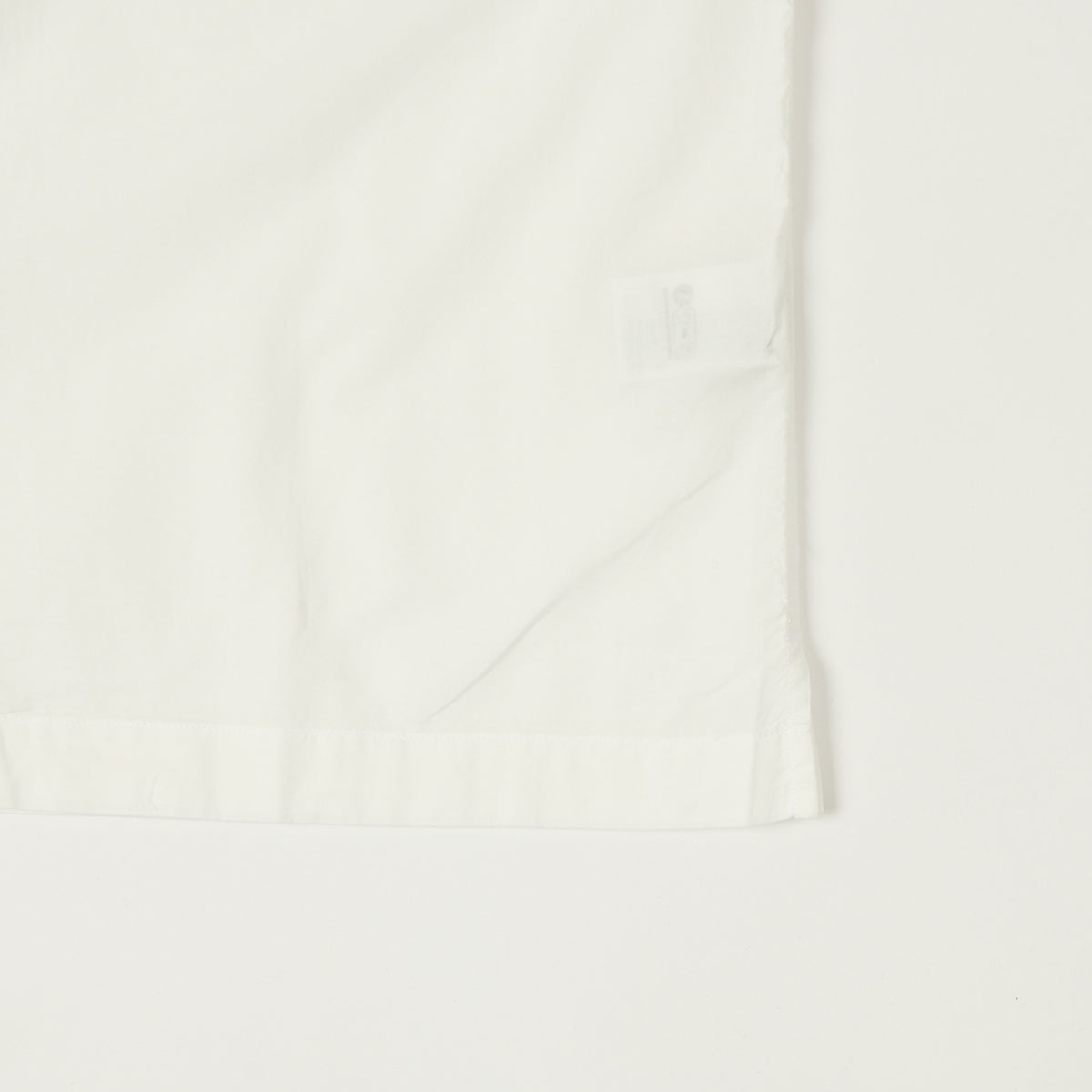 Merz b. Schwanen Poplin Short Sleeve Shirt - White