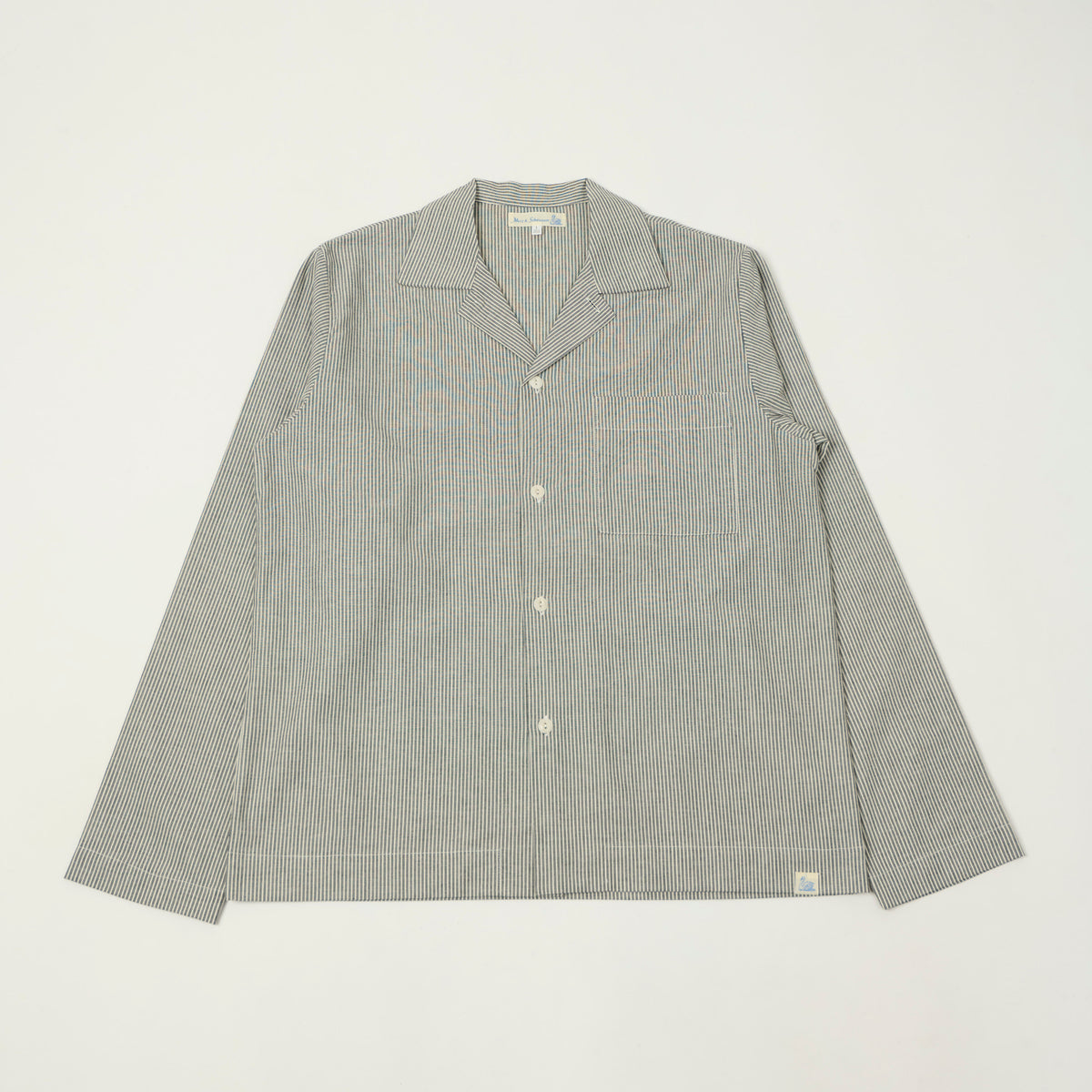 Merz b. Schwanen Pyjama Top - Deep Black/Natural