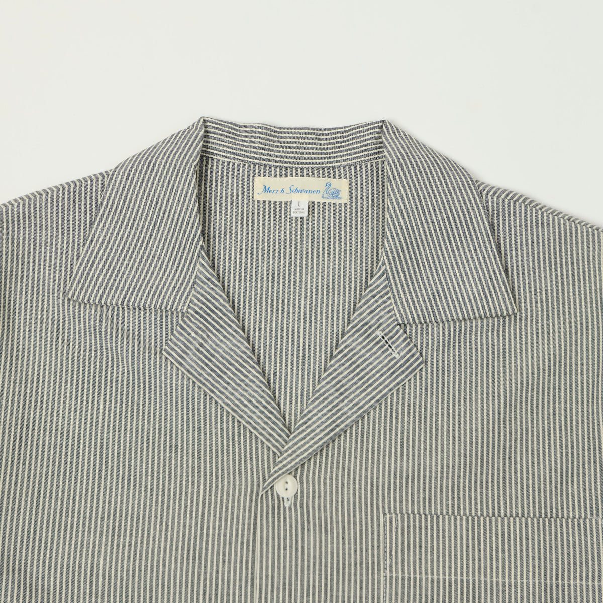 Merz b. Schwanen Pyjama Top - Deep Black/Natural