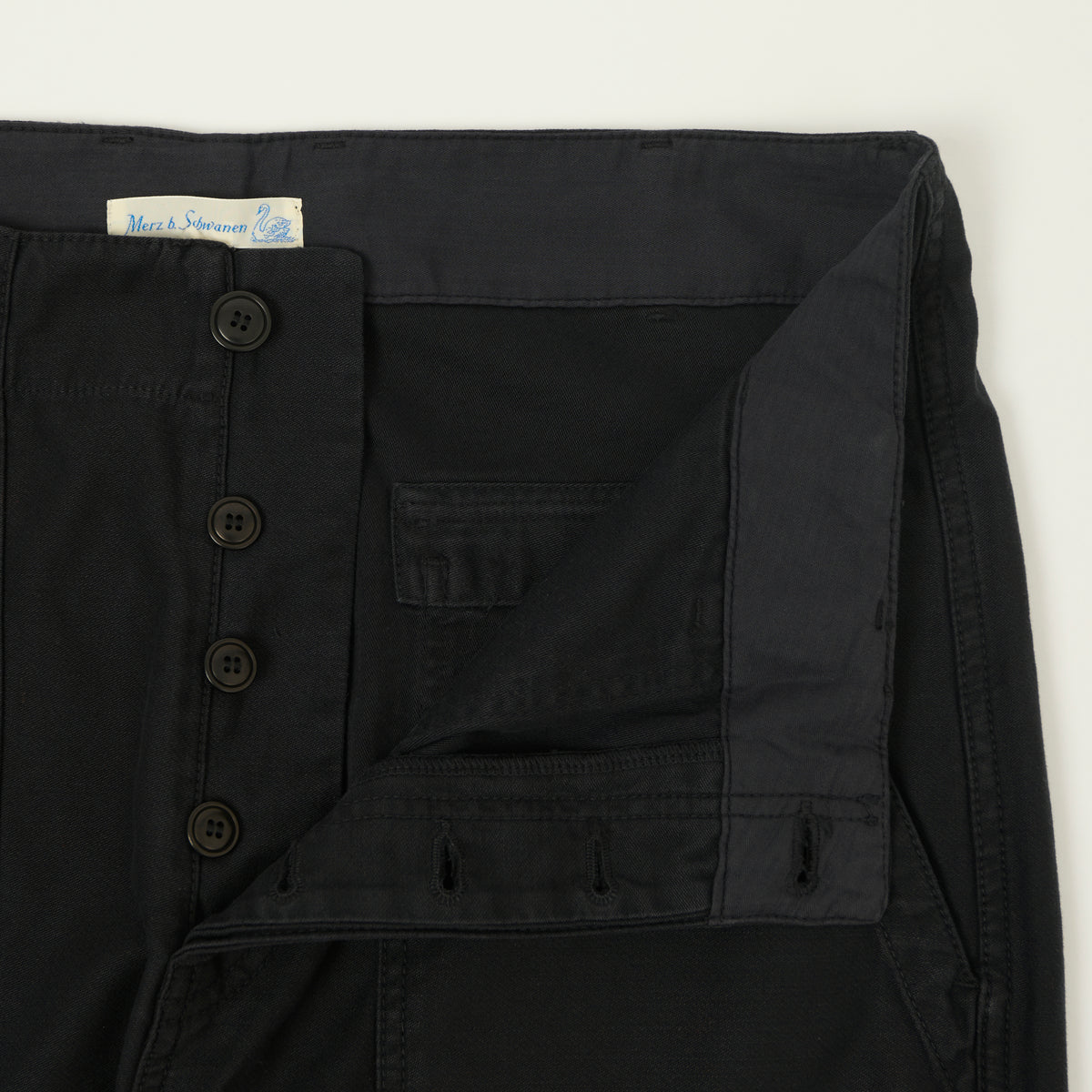 Merz b. Schwanen Reverse Sateen Fatigue Pants - Storm Black