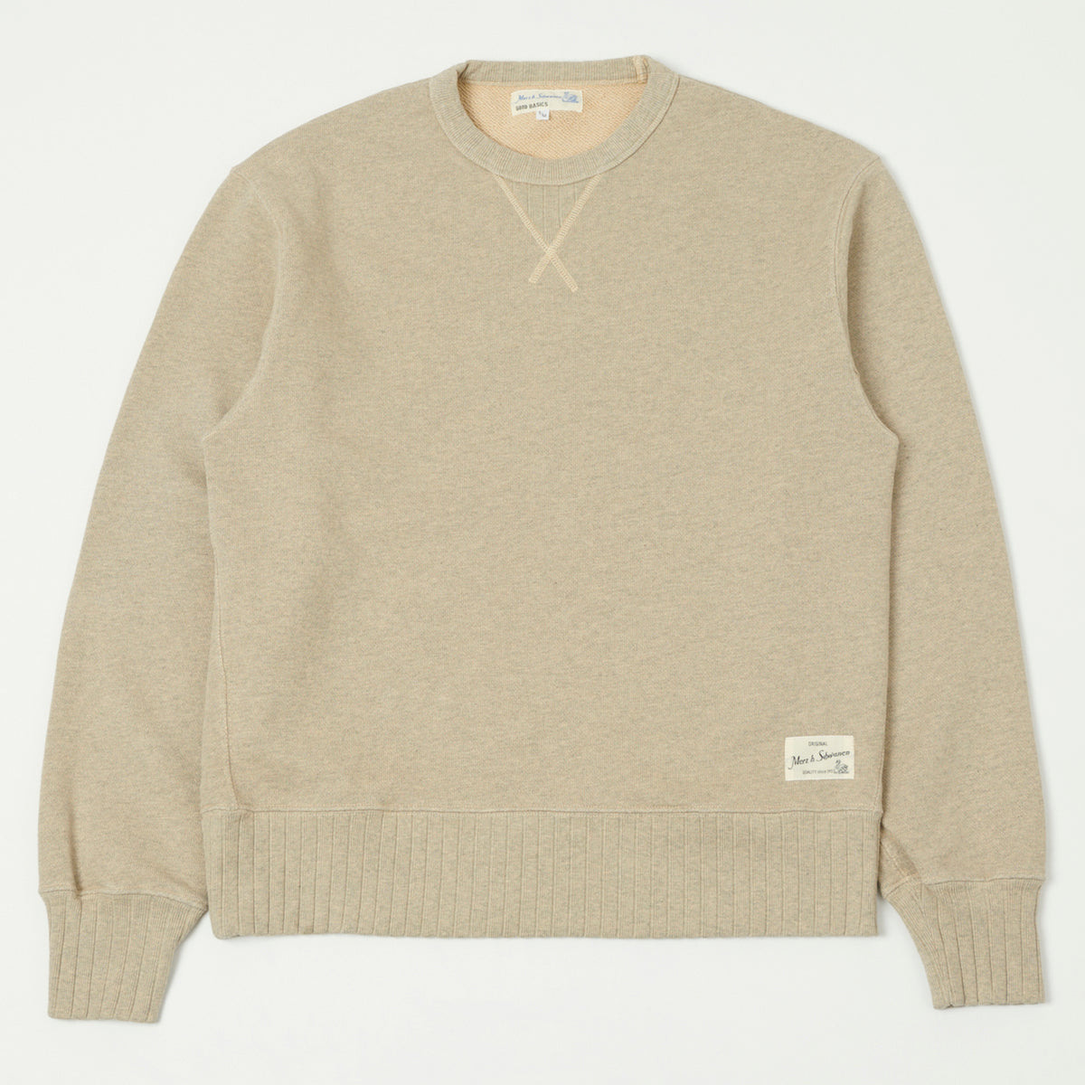 Merz b. Schwanen Relaxed Sweatshirt - Vintage Grey Melange