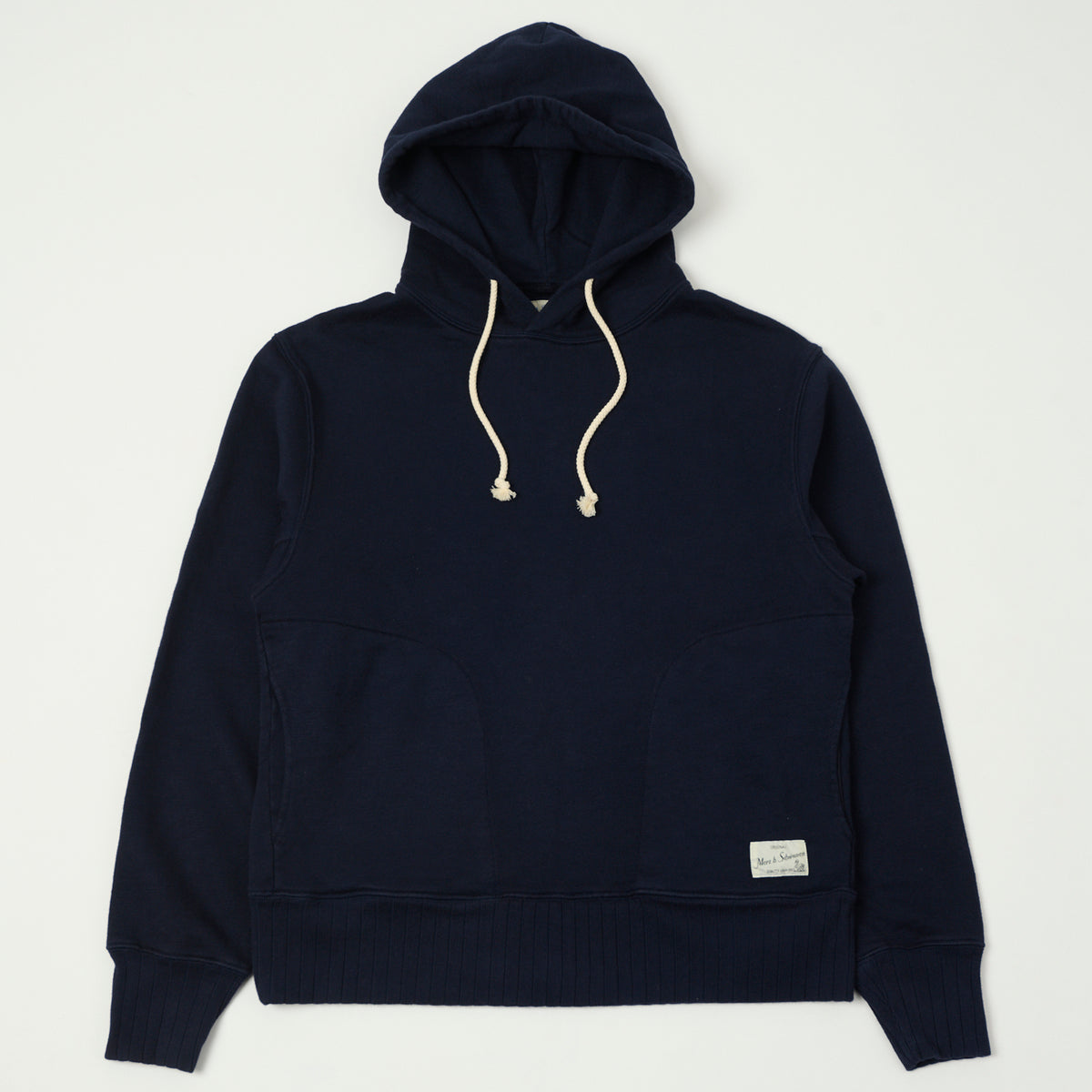 Merz b. Schwanen Relaxed Fit Hoodie - Dark Navy