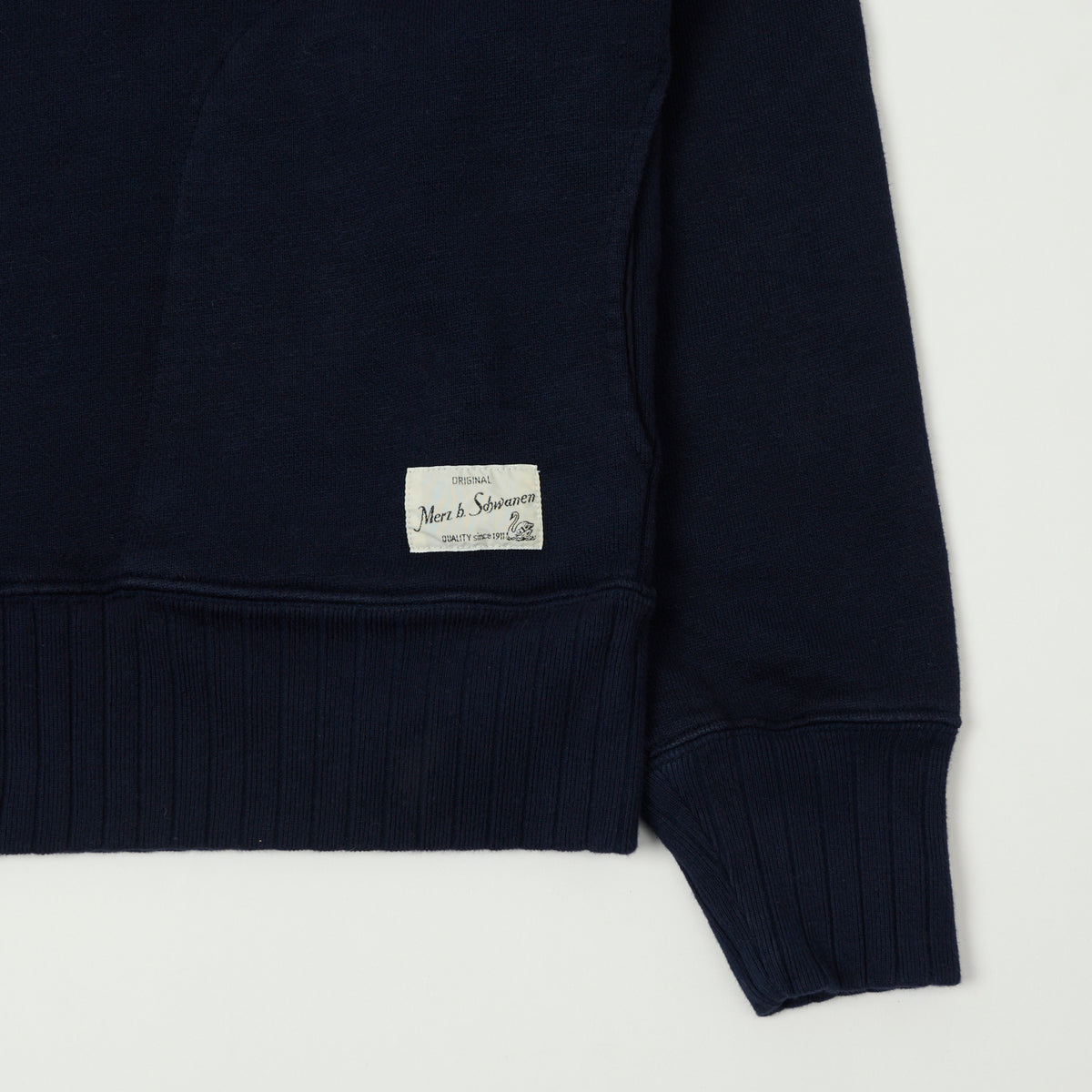 Merz b. Schwanen Relaxed Fit Hoodie - Dark Navy