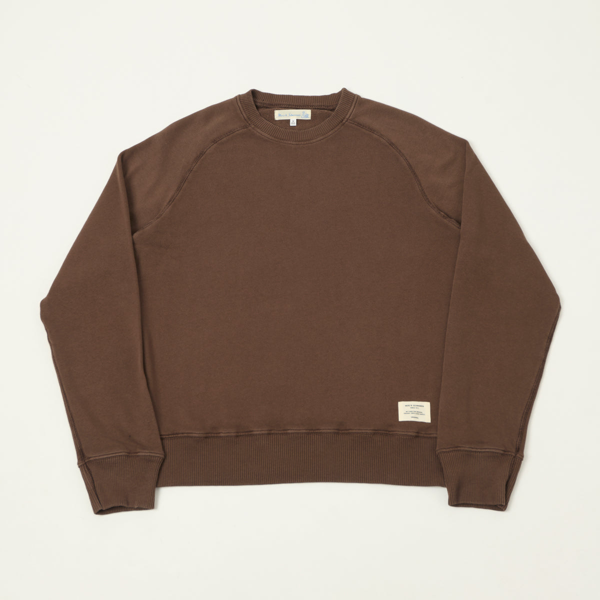 Merz b. Schwanen Raglan Sweatshirt - Chocolate