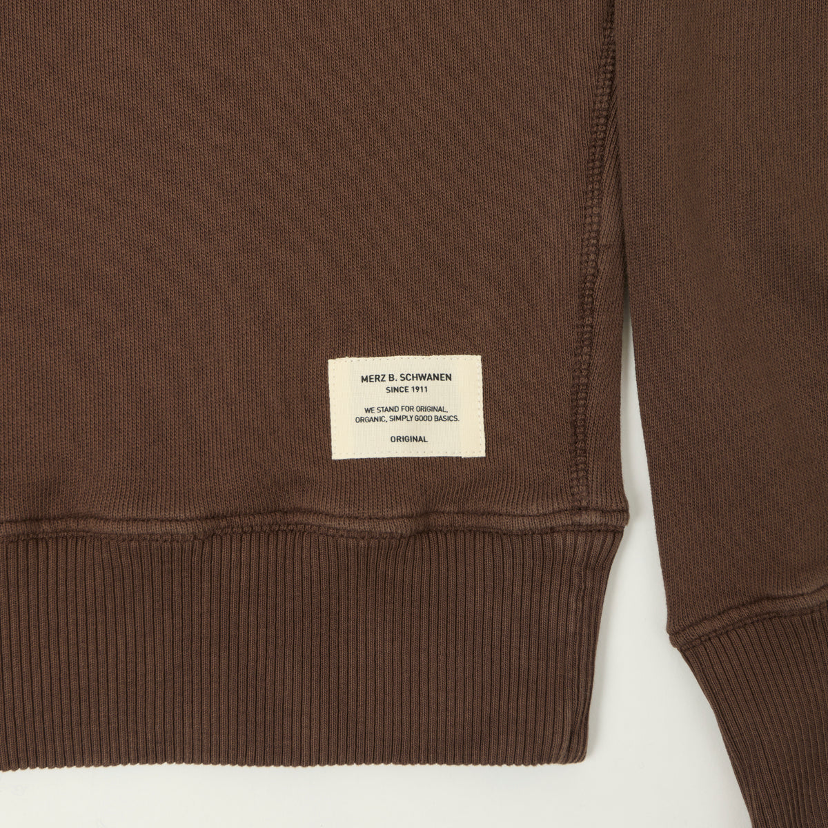 Merz b. Schwanen Raglan Sweatshirt - Chocolate