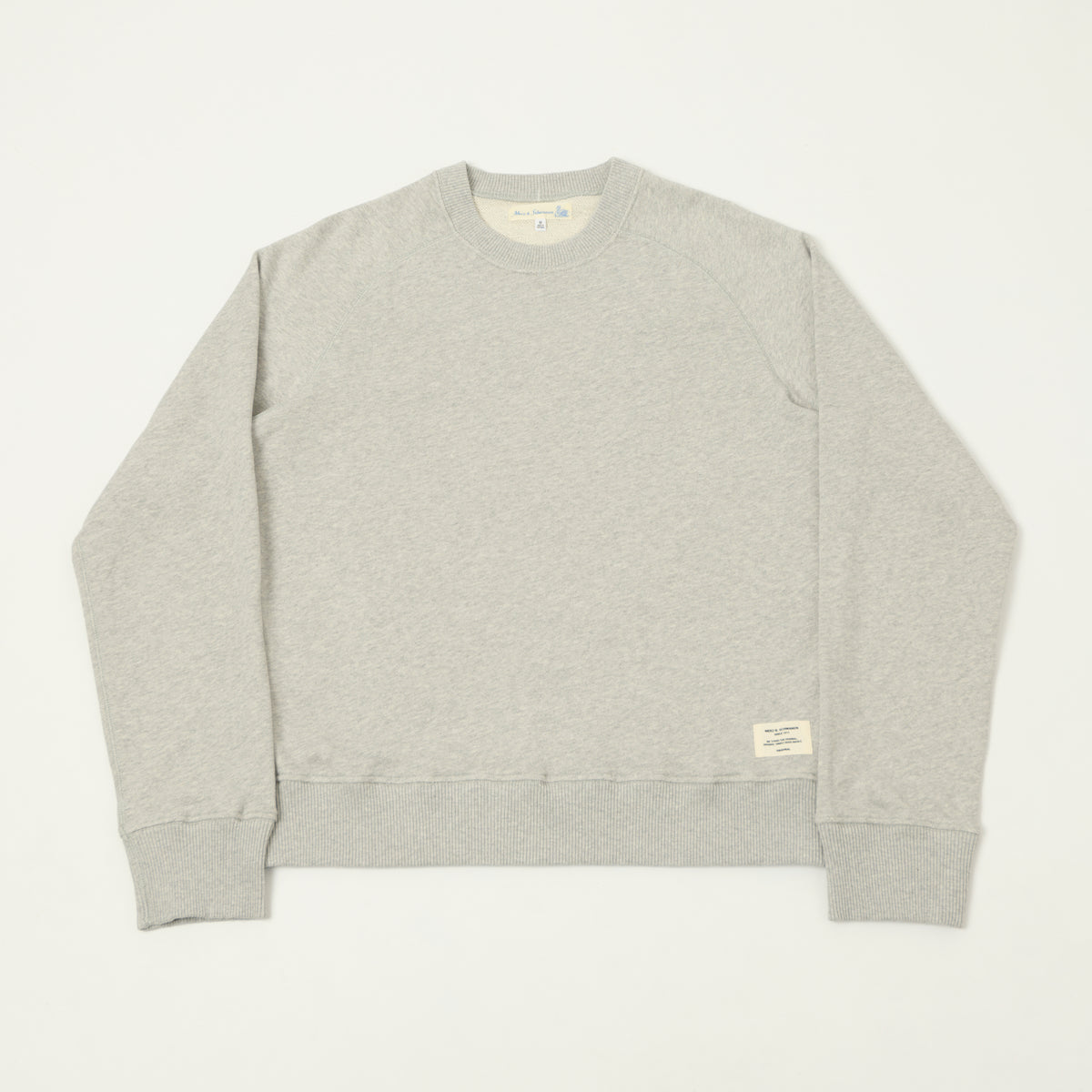 Merz b. Schwanen Raglan Sweatshirt - Grey Melange
