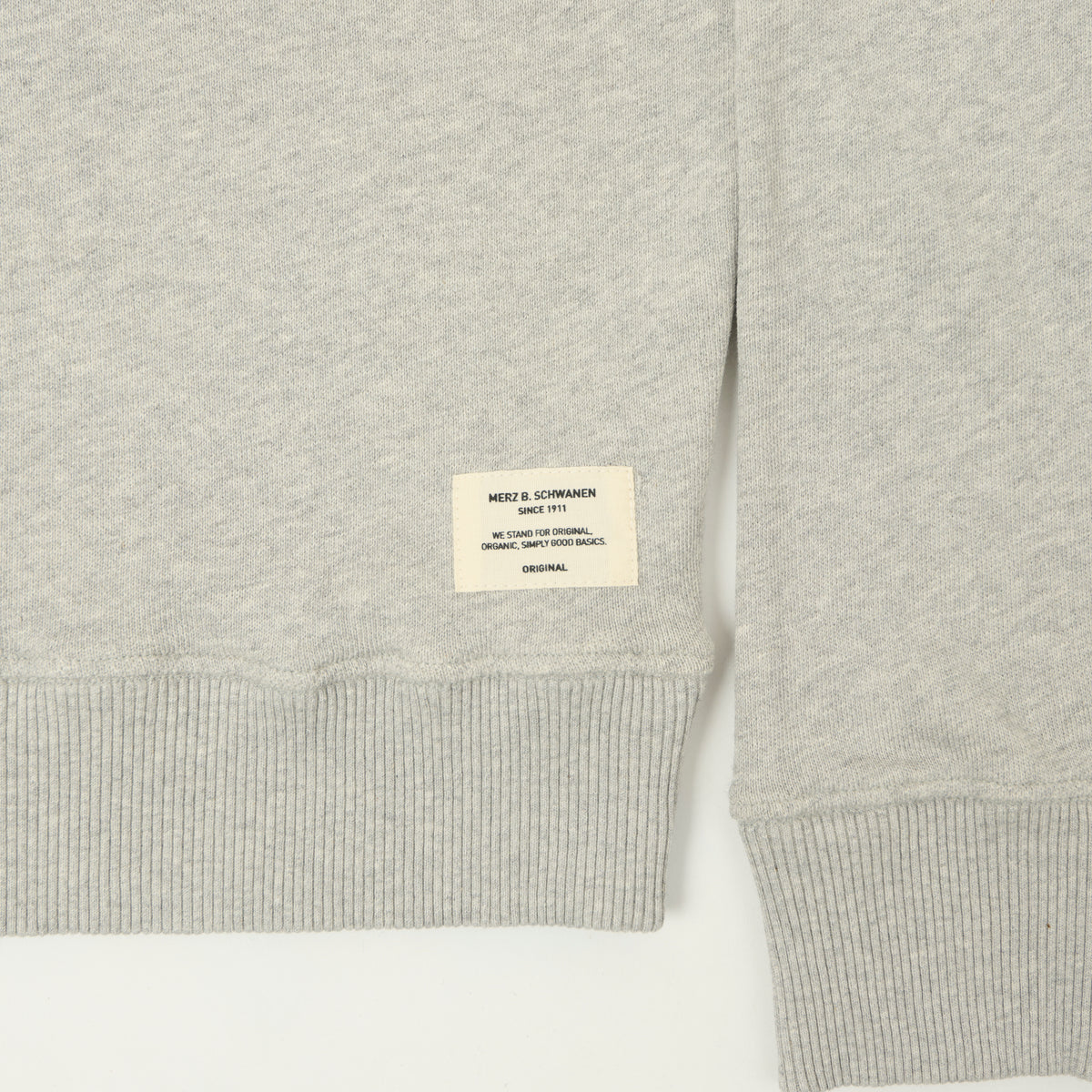 Merz b. Schwanen Raglan Sweatshirt - Grey Melange
