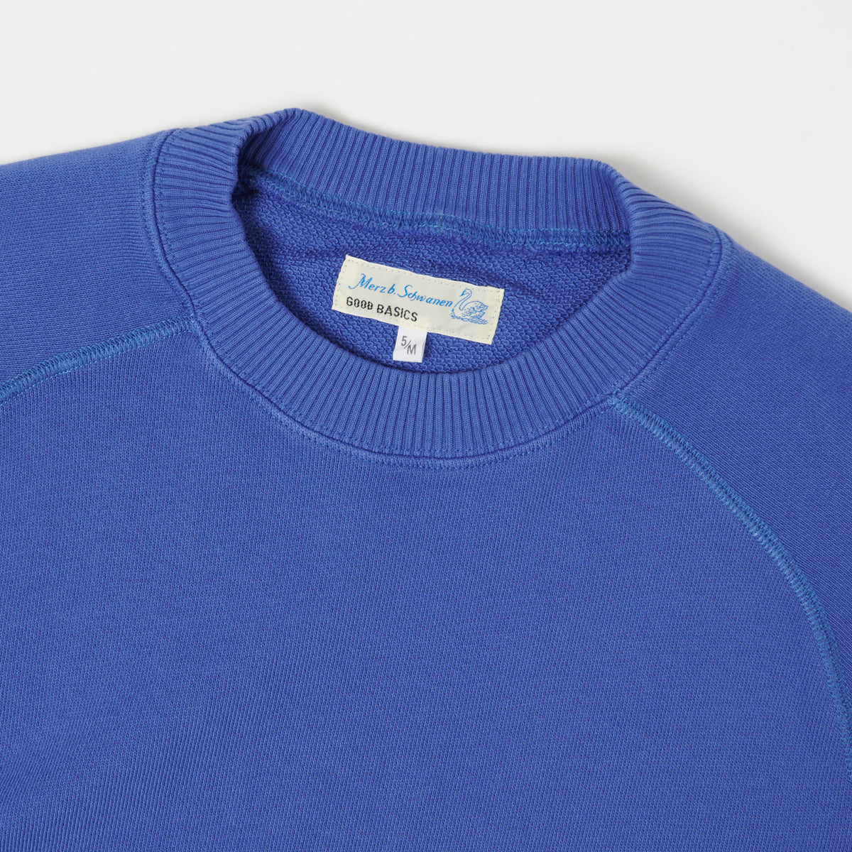 Merz b. Schwanen Short Sleeve Sweatshirt - Vintage Blue