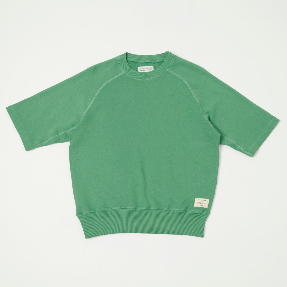 Merz b. Schwanen Short Sleeve Sweatshirt - Grass