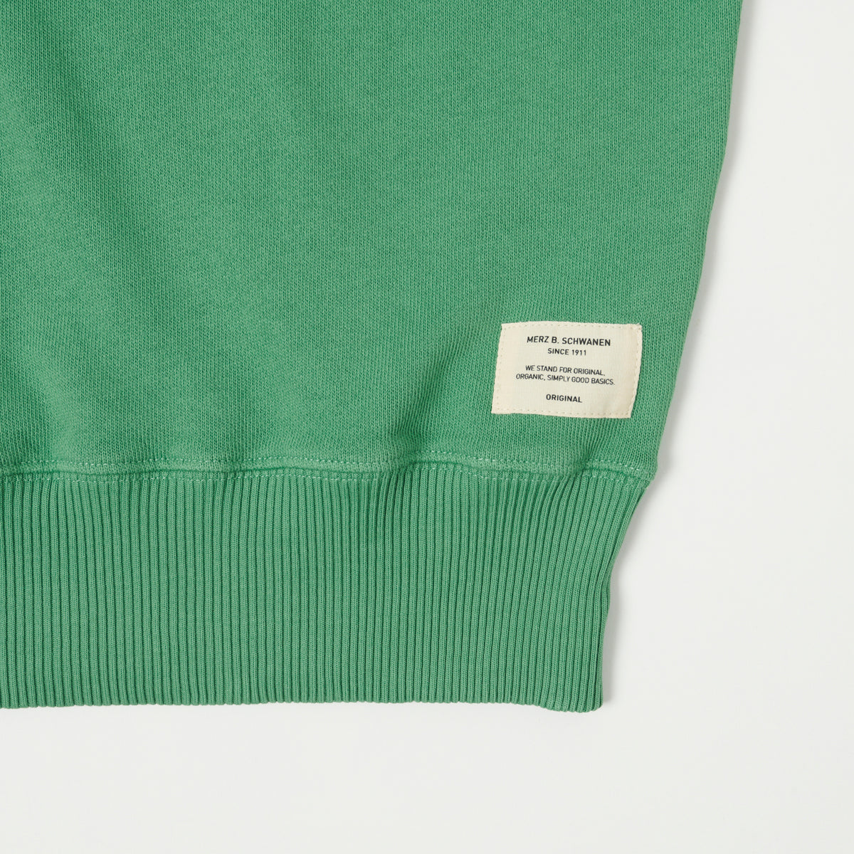 Merz b. Schwanen Short Sleeve Sweatshirt - Grass