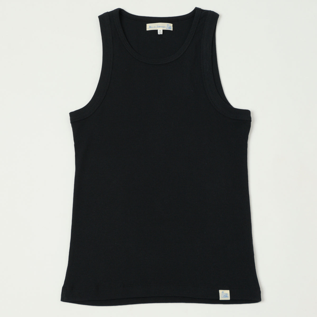 Merz b. Schwanen Ribbed Tank Top - Charcoal