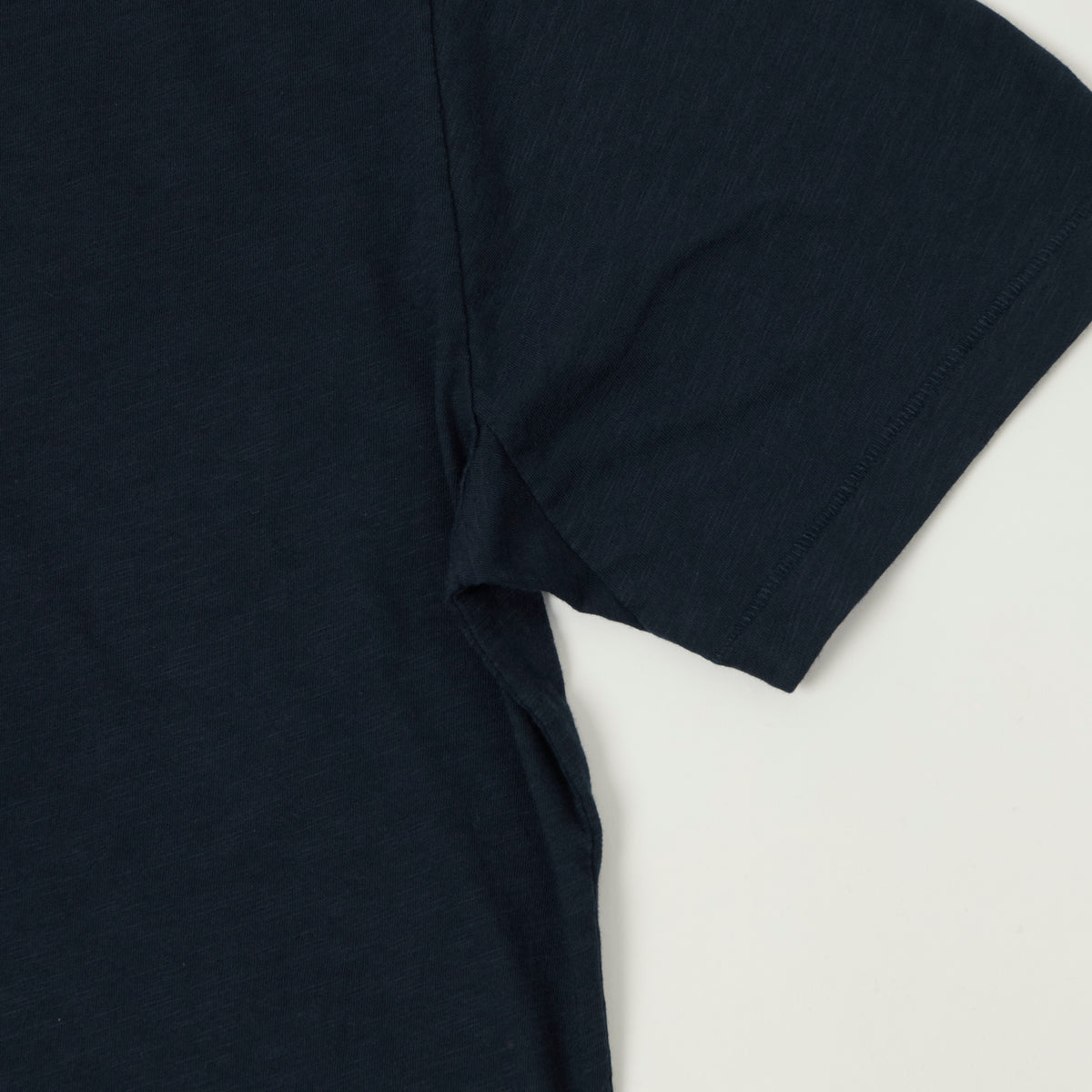 Merz b. Schwanen SCT04 Pima Slub Cotton T-Shirt - Deep Blue