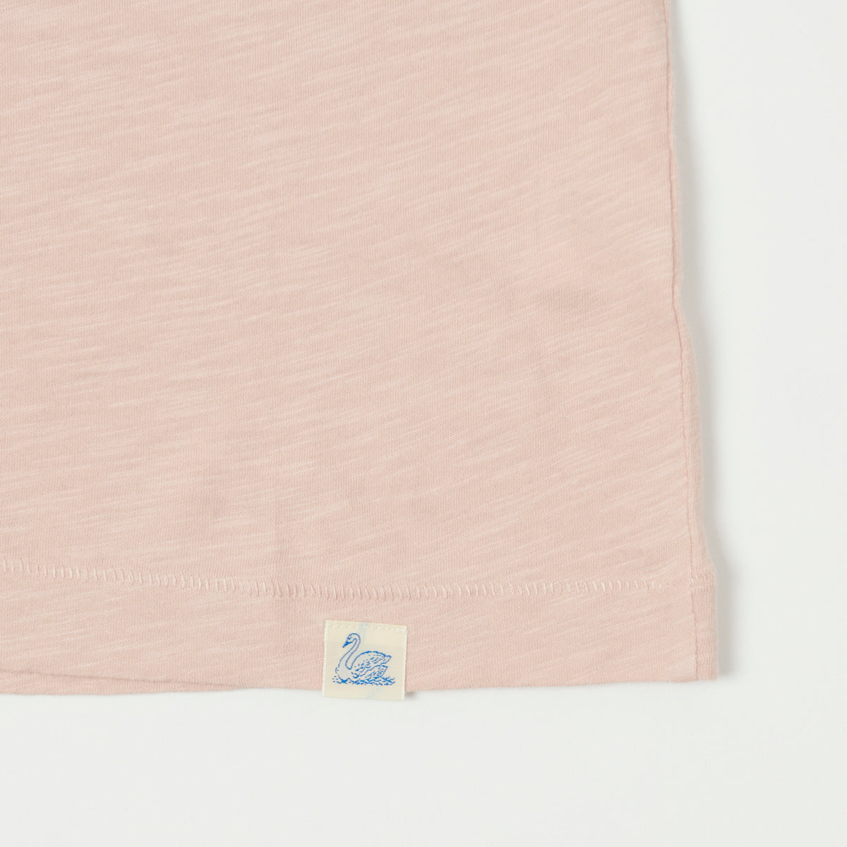 Merz b. Schwanen SCT04 Pima Slub Cotton Tee - Dusted Pink