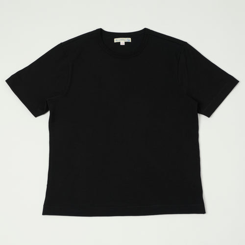 Merz b. Schwanen 'The Originals' 2M15C Classic Cropped Jersey T-Shirt - Deep Black