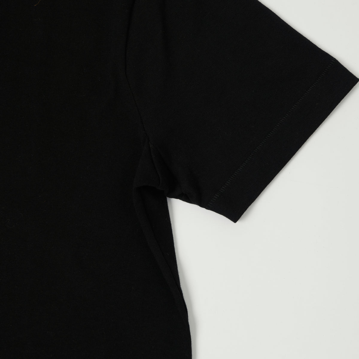 Merz b. Schwanen 'The Originals' 2M15C Classic Cropped Jersey T-Shirt - Deep Black