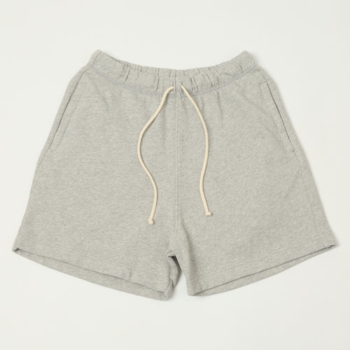 Merz b. Schwanen Organic Cotton Sweat Shorts - Grey Melange
