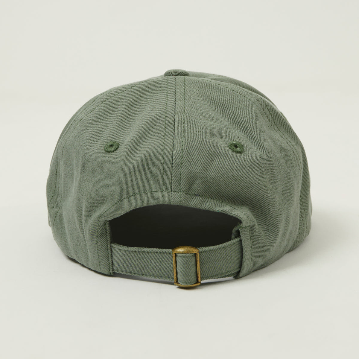 Merz b. Schwanen Swan Logo Cotton Twill Cap - Light Army/Nut