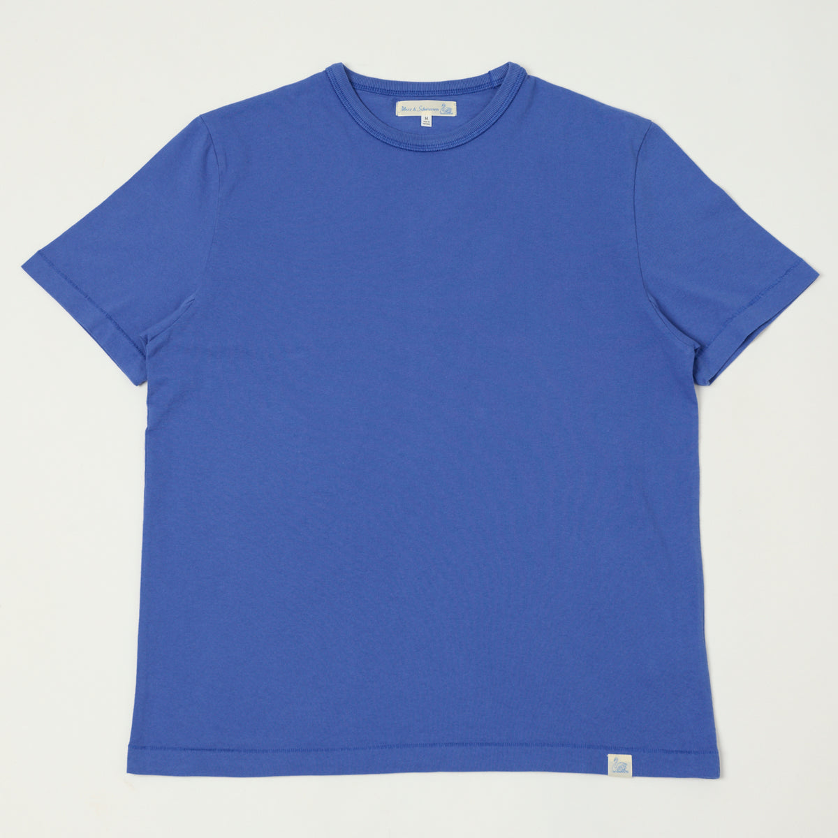 Merz b. Schwanen Organic Cotton T-Shirt - Vintage Blue