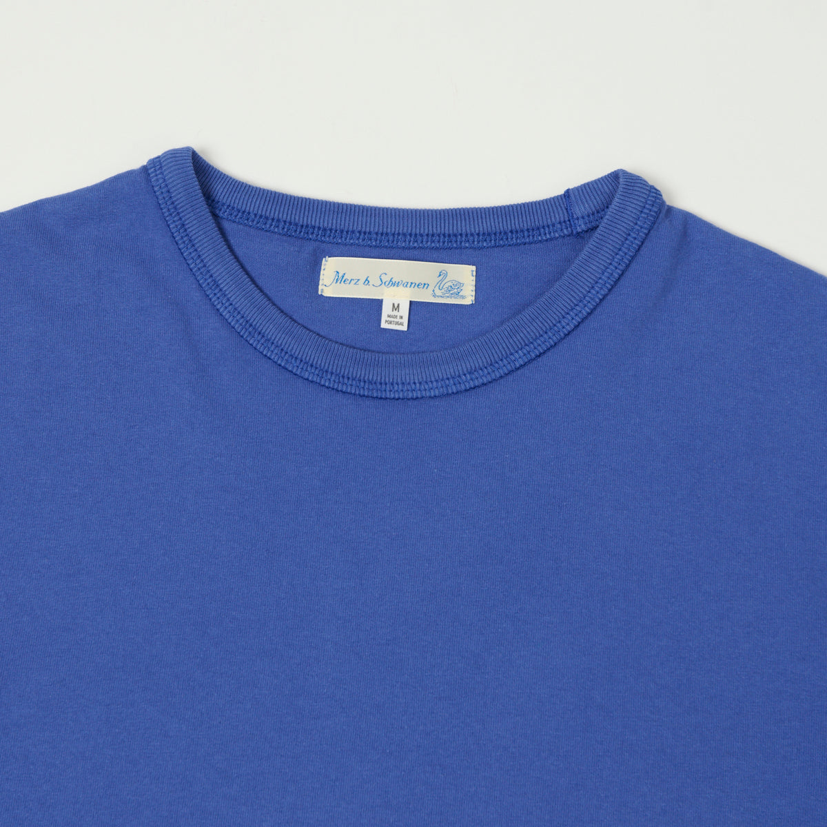 Merz b. Schwanen Organic Cotton T-Shirt - Vintage Blue