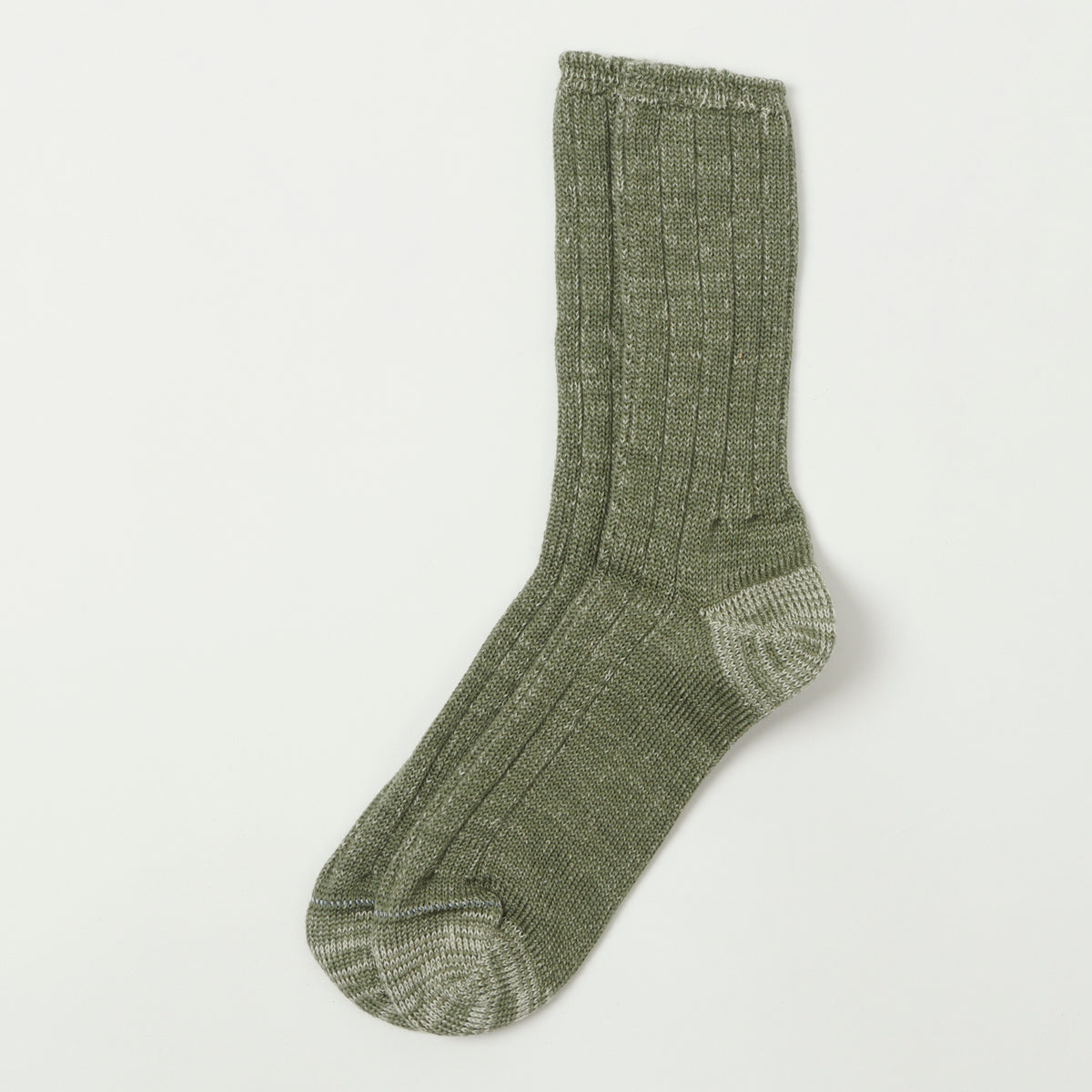 Merz b. Schwanen W72 Merino Wool Sock - Army Melange
