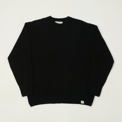 Merz b. Schwanen Wool Cashmere Knit Pullover - Deep Black