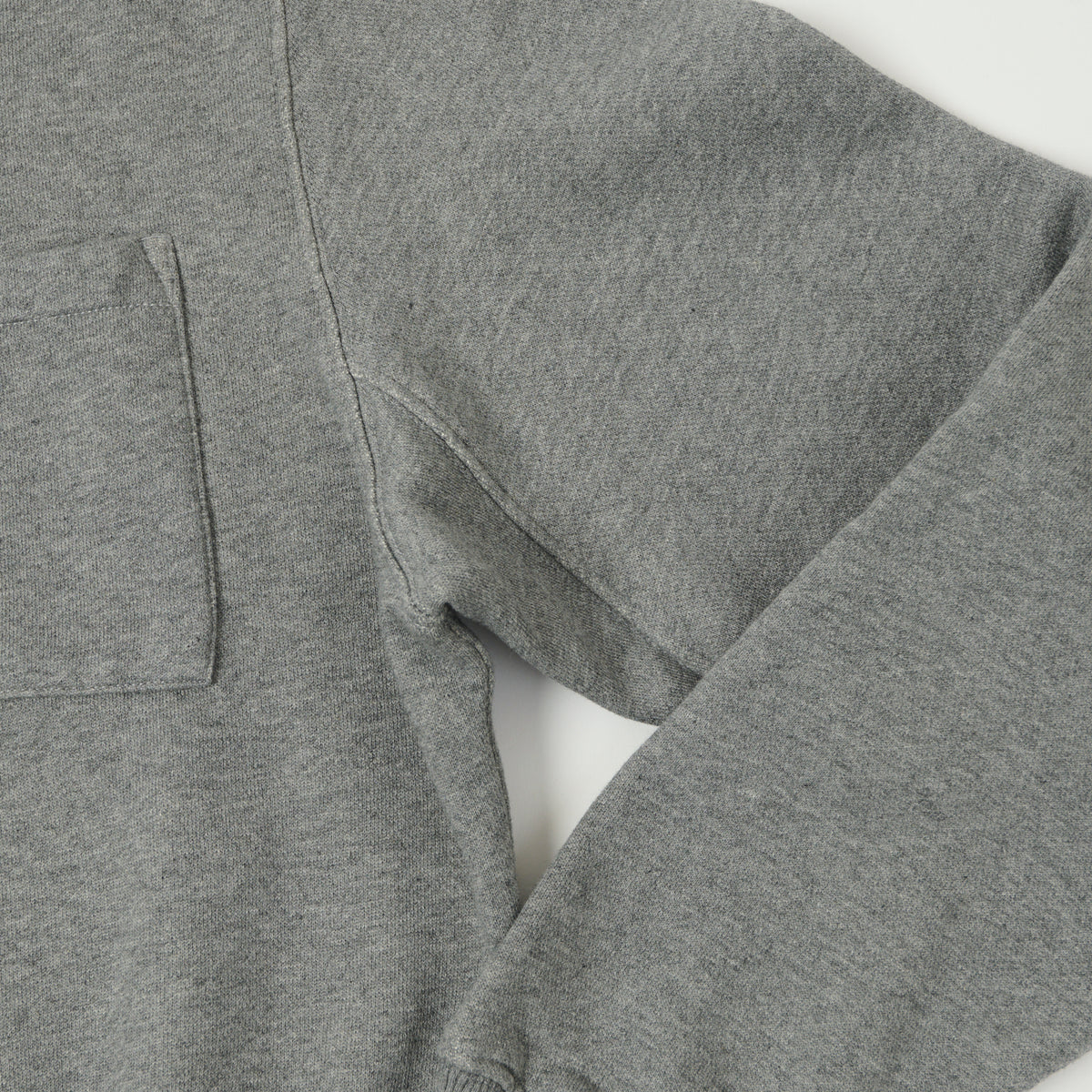Merz b. Schwanen Quarter Zip Sweatshirt - Grey Melange