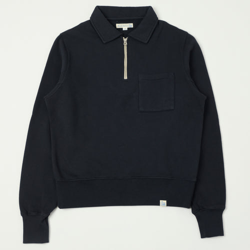 Merz b. Schwanen Quarter Zip Sweatshirt - Charcoal