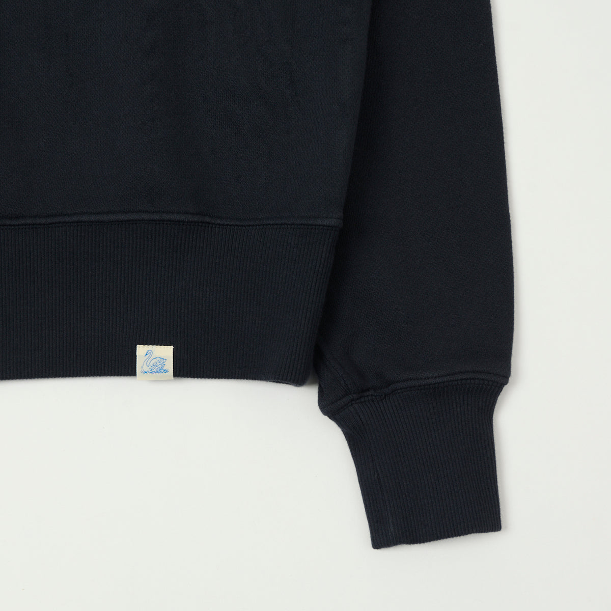Merz b. Schwanen Quarter Zip Sweatshirt - Charcoal