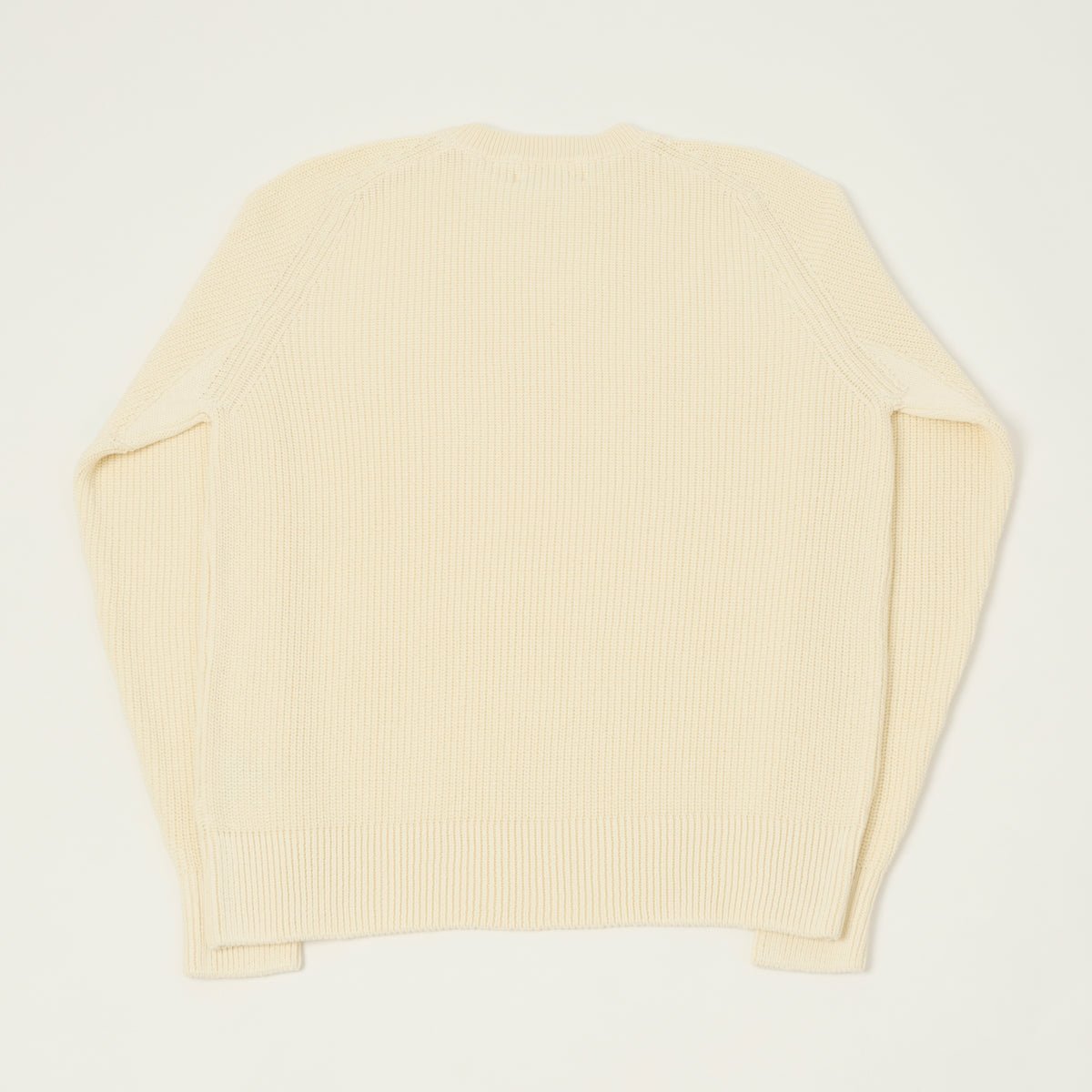 Merz b. Schwanen Cotton Ribbed Sweater - Nature