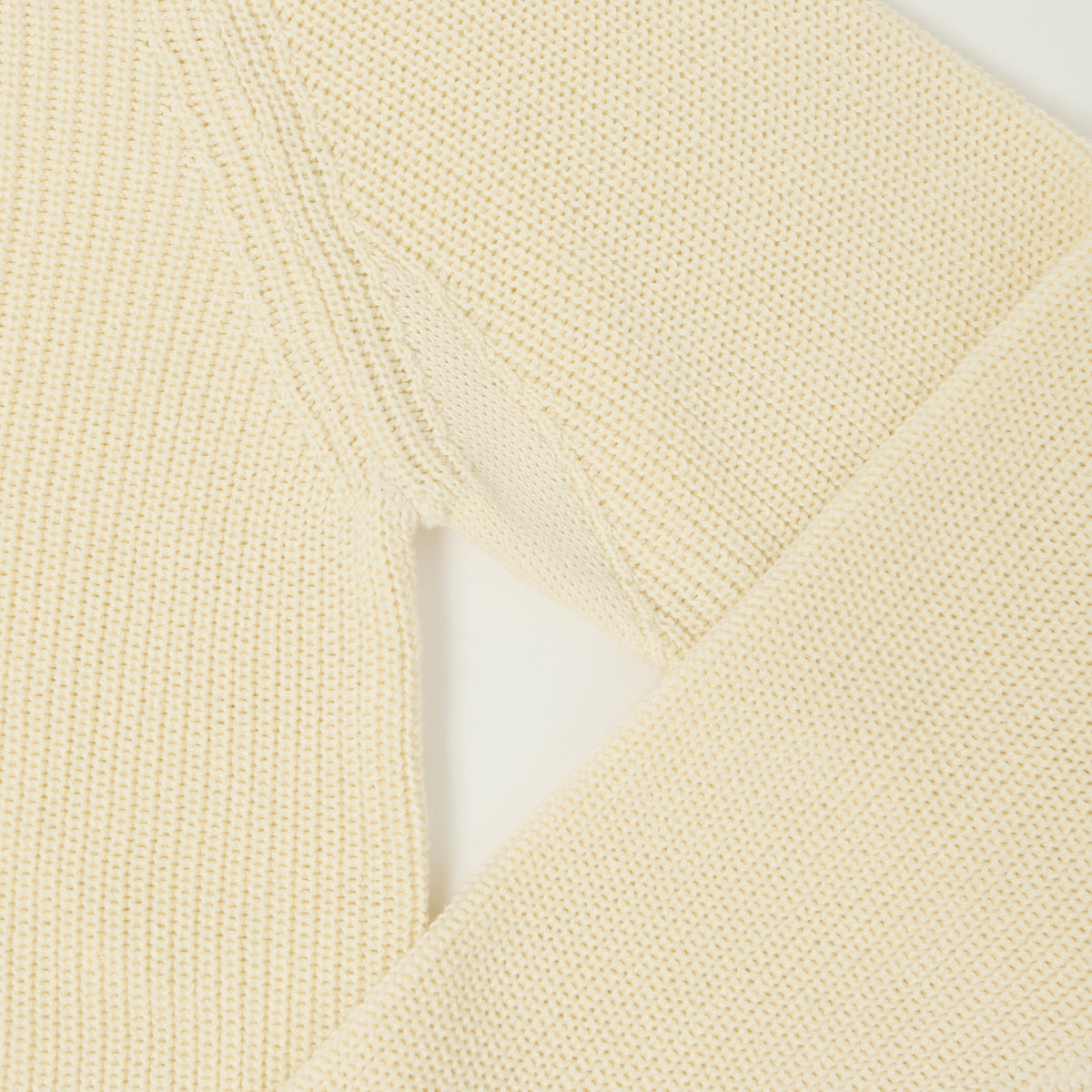 Merz b. Schwanen Cotton Ribbed Sweater - Nature