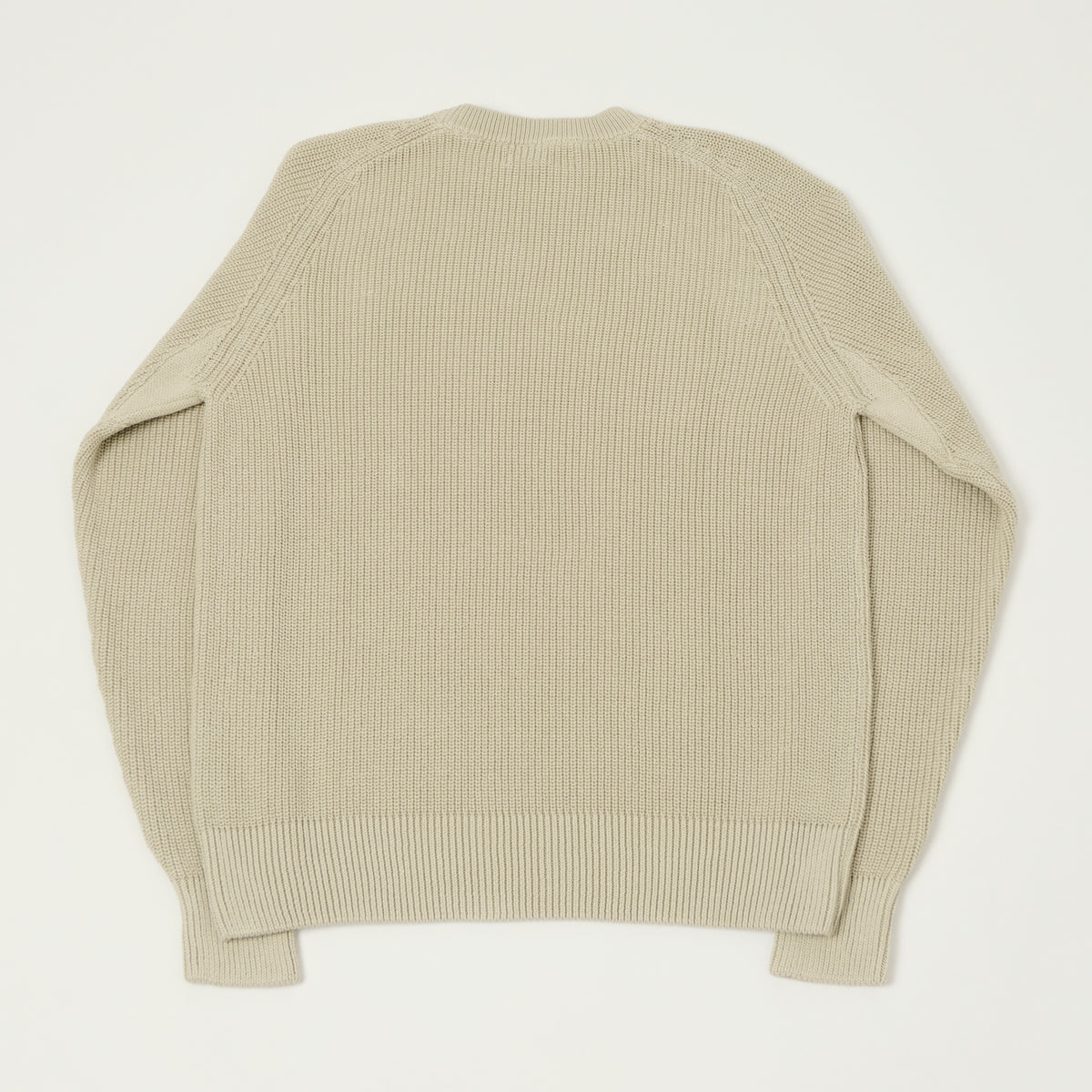 Merz b. Schwanen Cotton Ribbed Sweater - Sand