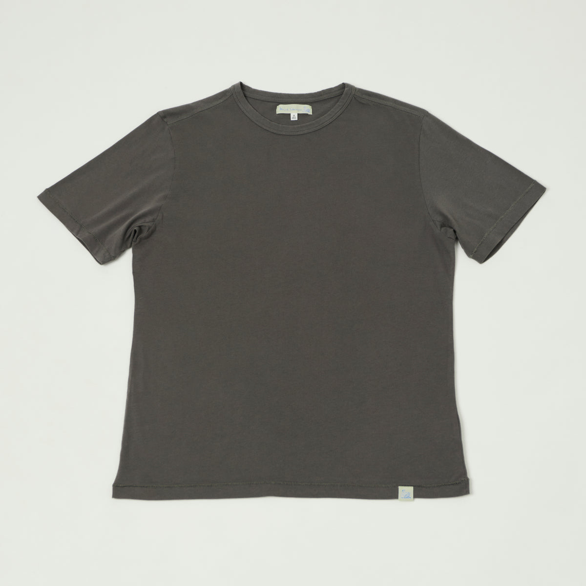 Merz b. Schwanen Pima Cotton T-Shirt - Concrete