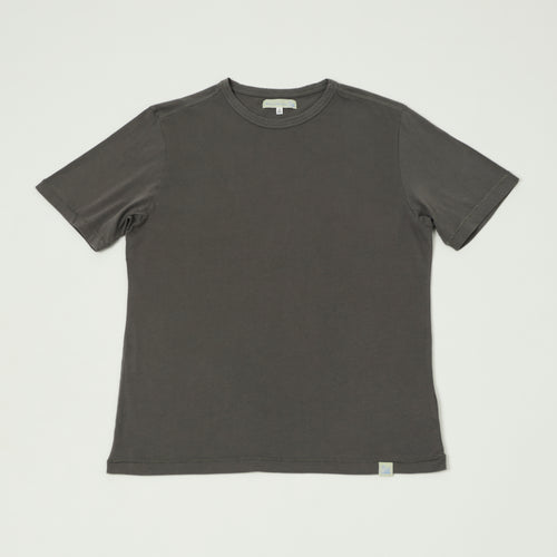 Merz b. Schwanen Pima Cotton T-Shirt - Concrete