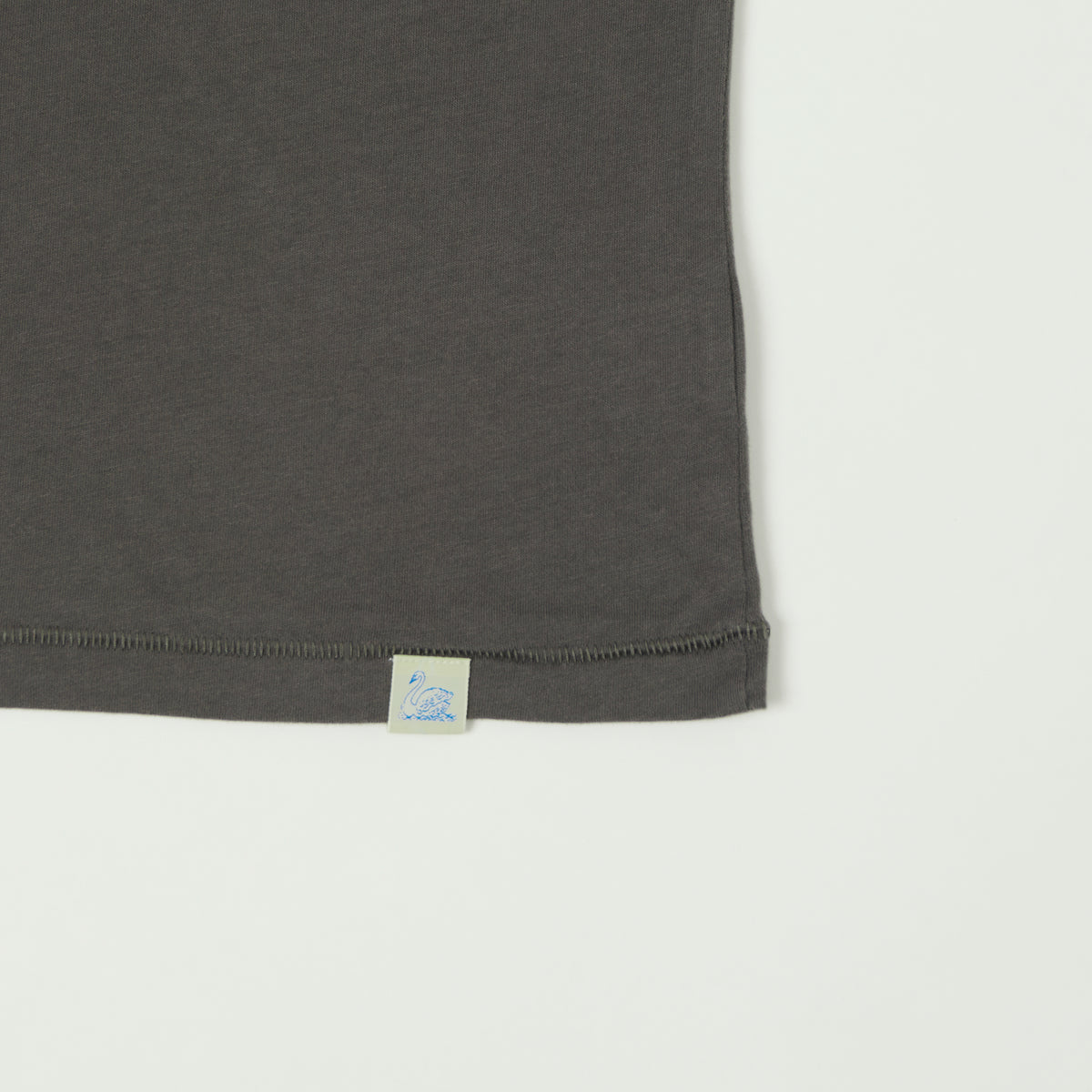 Merz b. Schwanen Pima Cotton T-Shirt - Concrete
