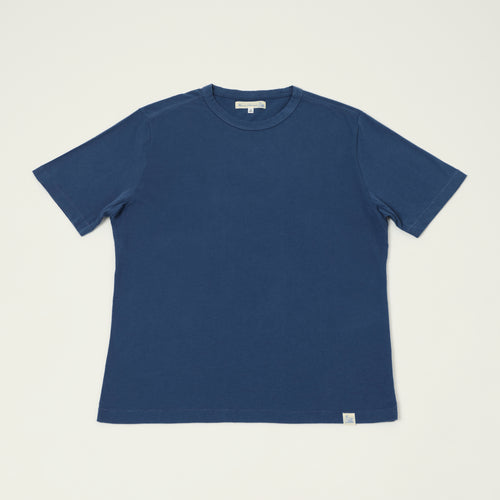 Merz b. Schwanen Pima Cotton T-Shirt - Indigo