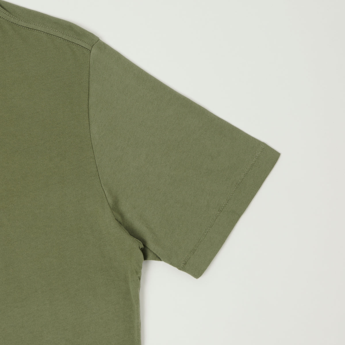 Merz b. Schwanen Pima Cotton T-Shirt - Light Army