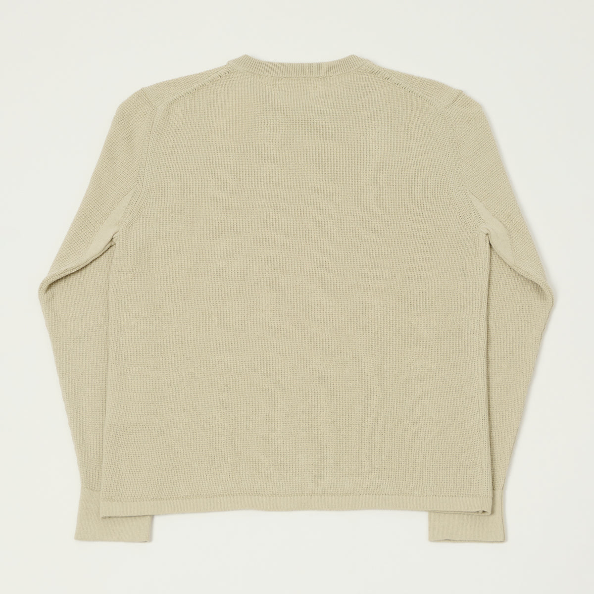 Merz b. Schwanen Lightweight Waffle Knit Sweater - Sand