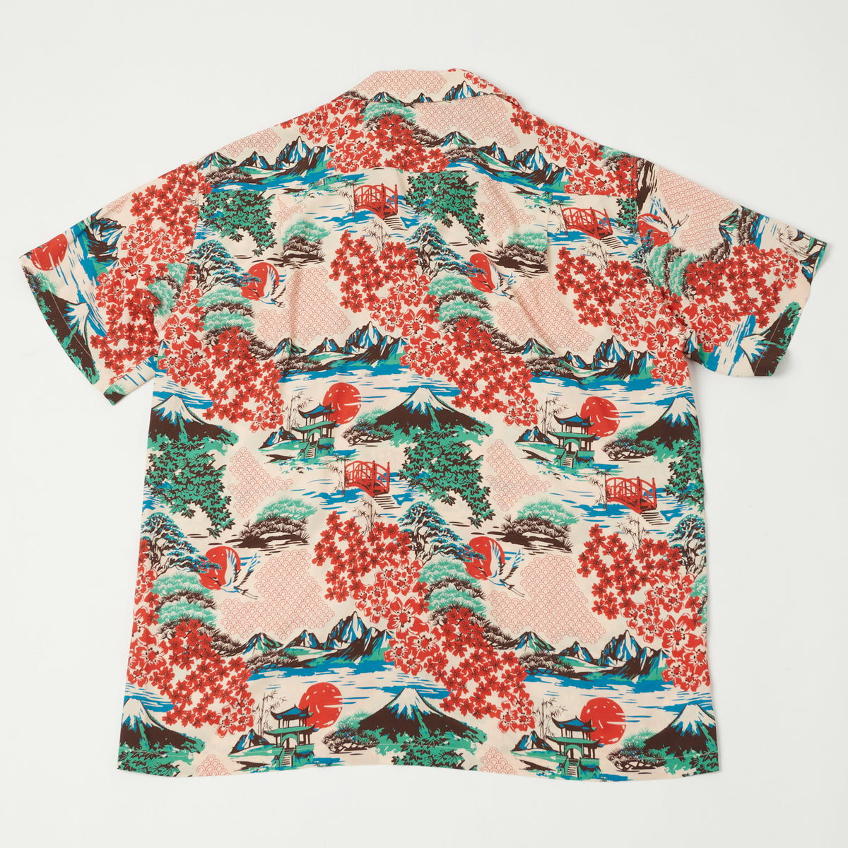 Micky Oye 'The Land of the Fujiyama' Aloha Shirt - Nature