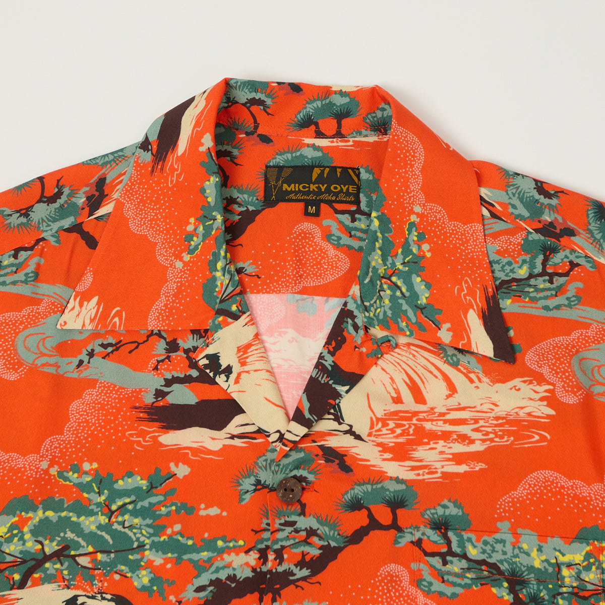 Micky Oye 'Wailani' Aloha Shirt - Orange