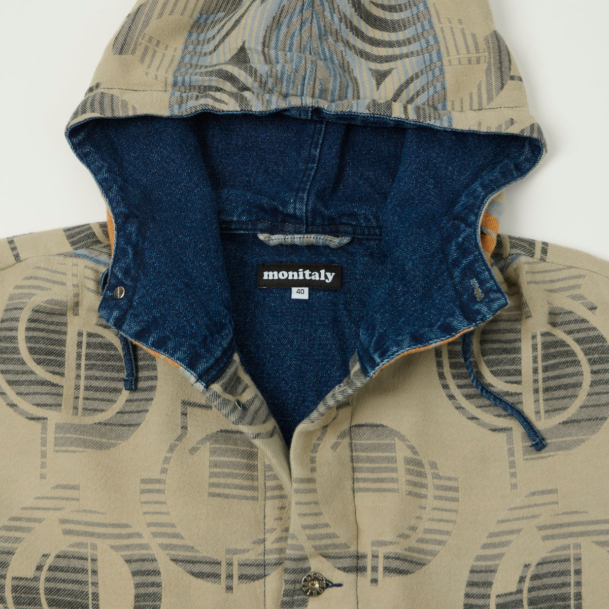 Monitaly 'Beacon' Czech Military Coat - Blue
